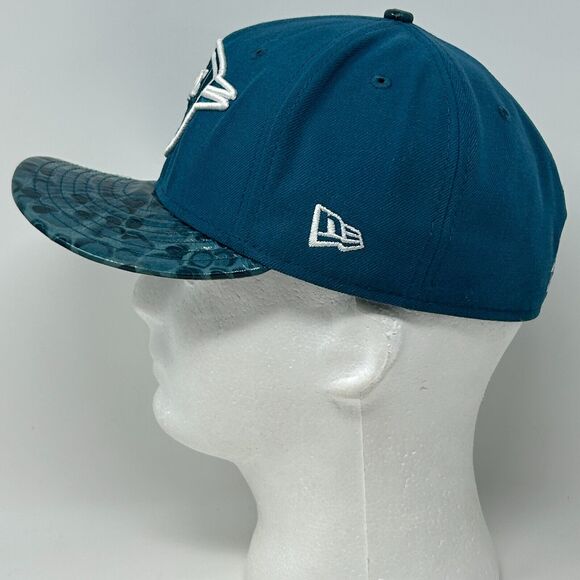 Oklahoma City Thunder Hat Baseball Cap New Era 59Fifty Aqua Blue Fitted 7 1/8 - Picture 6 of 9